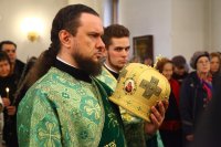 21-Служение епископа Амфилохия в канун праздника Входа Господня в Иерусалим