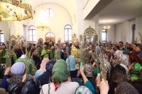 27-Служение епископа Амфилохия в канун праздника Входа Господня в Иерусалим