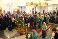 33-Служение епископа Амфилохия в канун праздника Входа Господня в Иерусалим