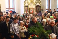 34-Служение епископа Амфилохия в канун праздника Входа Господня в Иерусалим