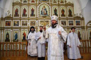 Лазарева суббота в Андреевском кафедральном соборе