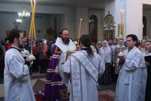 Молебное пение на новолетие в Андреевском кафедральном соборе
