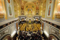 3-В 10-ю годовщину интронизации Святейшего Патриарха Кирилла в Храме Христа Спасителя совершена Литургия с участием Предстоятелей и представителей Поместных Церквей