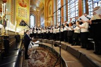 12-В 10-ю годовщину интронизации Святейшего Патриарха Кирилла в Храме Христа Спасителя совершена Литургия с участием Предстоятелей и представителей Поместных Церквей