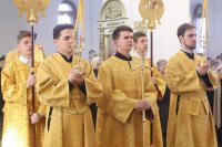 11-Божественная Литургия в главном храме Восточного Казахстана в Неделю 24-ю по Пятидесятнице