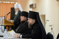 12-Управляющий Усть-Каменогорской и Семипалатинской епархией принял участие в научной конференции, посвященной 15-летию установления празднования Собора новомучеников и исповедников Казахстанских