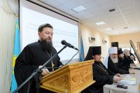 19-Управляющий Усть-Каменогорской и Семипалатинской епархией принял участие в научной конференции, посвященной 15-летию установления празднования Собора новомучеников и исповедников Казахстанских