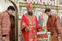 13-Служение епископа Амфилохия в Неделю о слепом в главном храме Восточного Казахстана