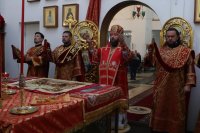 14-Служение епископа Амфилохия в Неделю о слепом в главном храме Восточного Казахстана