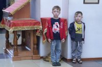 17-Служение епископа Амфилохия в Неделю о слепом в главном храме Восточного Казахстана