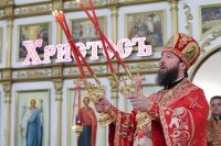 18-Служение епископа Амфилохия в Неделю о слепом в главном храме Восточного Казахстана
