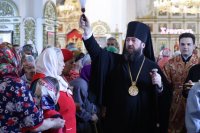 32-Служение епископа Амфилохия в Неделю о слепом в главном храме Восточного Казахстана