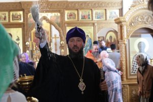 В день праздника пророка Божия Илии Преосвященнейший епископ Амфилохий совершил Литургию в старейшем храме Рудного Алтая