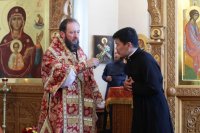 18-В день праздника пророка Божия Илии Преосвященнейший епископ Амфилохий совершил Литургию в старейшем храме Рудного Алтая