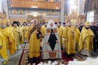 4-В неделю мясопустную в Алма-Ате состоялись торжества по случаю принесения ковчега с мощами святителя Тихона, Патриарха Всероссийского 
