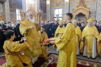 10-В неделю мясопустную в Алма-Ате состоялись торжества по случаю принесения ковчега с мощами святителя Тихона, Патриарха Всероссийского 