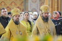 18-В неделю мясопустную в Алма-Ате состоялись торжества по случаю принесения ковчега с мощами святителя Тихона, Патриарха Всероссийского 