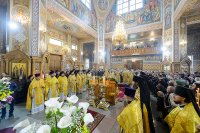 21-В неделю мясопустную в Алма-Ате состоялись торжества по случаю принесения ковчега с мощами святителя Тихона, Патриарха Всероссийского 