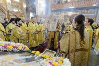 23-В неделю мясопустную в Алма-Ате состоялись торжества по случаю принесения ковчега с мощами святителя Тихона, Патриарха Всероссийского 