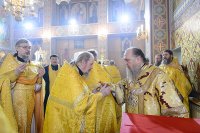 34-В неделю мясопустную в Алма-Ате состоялись торжества по случаю принесения ковчега с мощами святителя Тихона, Патриарха Всероссийского 