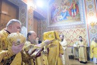 36-В неделю мясопустную в Алма-Ате состоялись торжества по случаю принесения ковчега с мощами святителя Тихона, Патриарха Всероссийского 