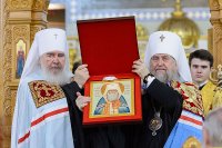 45-В неделю мясопустную в Алма-Ате состоялись торжества по случаю принесения ковчега с мощами святителя Тихона, Патриарха Всероссийского 
