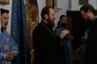 1-Служение епископа Амфилохия в канун праздника Введения во храм Пресвятой Богородицы