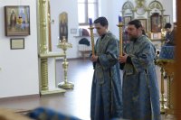 2-Служение епископа Амфилохия в канун праздника Введения во храм Пресвятой Богородицы