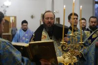 9-Служение епископа Амфилохия в канун праздника Введения во храм Пресвятой Богородицы