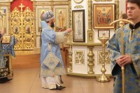 14-Служение епископа Амфилохия в канун праздника Введения во храм Пресвятой Богородицы