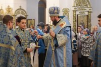 21-Служение епископа Амфилохия в канун праздника Введения во храм Пресвятой Богородицы