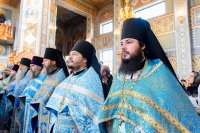 8-Епископ Амфилохий принял участие в торжествах в память 15-летия Собора новомучеников и исповедников Казахстанских и принесения в Алма-Аты Курской-Коренной иконы Божией Матери "Знамение" 