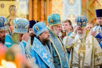 12-Епископ Амфилохий принял участие в торжествах в память 15-летия Собора новомучеников и исповедников Казахстанских и принесения в Алма-Аты Курской-Коренной иконы Божией Матери "Знамение" 