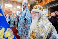 22-Епископ Амфилохий принял участие в торжествах в память 15-летия Собора новомучеников и исповедников Казахстанских и принесения в Алма-Аты Курской-Коренной иконы Божией Матери "Знамение" 