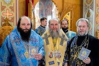 36-Епископ Амфилохий принял участие в торжествах в память 15-летия Собора новомучеников и исповедников Казахстанских и принесения в Алма-Аты Курской-Коренной иконы Божией Матери "Знамение" 