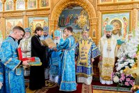 41-Епископ Амфилохий принял участие в торжествах в память 15-летия Собора новомучеников и исповедников Казахстанских и принесения в Алма-Аты Курской-Коренной иконы Божией Матери "Знамение" 