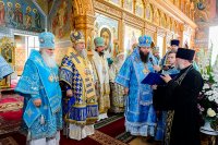 45-Епископ Амфилохий принял участие в торжествах в память 15-летия Собора новомучеников и исповедников Казахстанских и принесения в Алма-Аты Курской-Коренной иконы Божией Матери "Знамение" 
