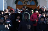 2-Рождественские народные гуляния на соборной площади главного храма Восточного Казахстана