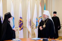 7-Управляющий Усть-Каменогорской и Семипалатинской епархией принял участие в заседании Синода Митрополичьего округа Русской Православной Церкви в Республике Казахстан