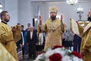 Служение епископа Амфилохия в Неделю 7-ю по Пасхе