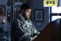 20-Начало чтения Великого покаянного канона в главном храме Рудного Алтая