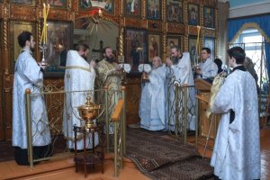 Архипастырское служение в день Отдания Рождества Христова