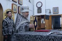 2-Первая Божественная Литургия Преждеосвященных Даров совершена в Андреевском кафедральном соборе