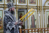 7-Первая Божественная Литургия Преждеосвященных Даров совершена в Андреевском кафедральном соборе