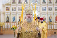 12-День памяти апостола Андрея Первозванного. Митрополит Александр возглавил Литургию в Андреевском кафедральном соборе Усть-Каменогорска.