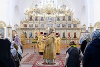 13-День памяти апостола Андрея Первозванного. Митрополит Александр возглавил Литургию в Андреевском кафедральном соборе Усть-Каменогорска.