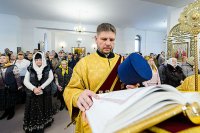 29-День памяти апостола Андрея Первозванного. Митрополит Александр возглавил Литургию в Андреевском кафедральном соборе Усть-Каменогорска.