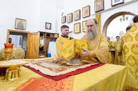 33-День памяти апостола Андрея Первозванного. Митрополит Александр возглавил Литургию в Андреевском кафедральном соборе Усть-Каменогорска.