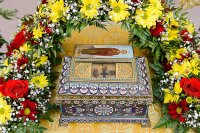 37-День памяти апостола Андрея Первозванного. Митрополит Александр возглавил Литургию в Андреевском кафедральном соборе Усть-Каменогорска.