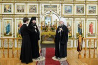 40-День памяти апостола Андрея Первозванного. Митрополит Александр возглавил Литургию в Андреевском кафедральном соборе Усть-Каменогорска.